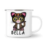 Bella Kitty - Enamel Mug