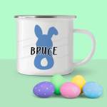 Bunny Back Camping Enamel Mug