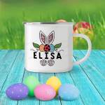 Egg Bunny Ears - Enamel Mug