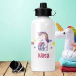 Unicorn with School Bag - Kids Drink Bottle