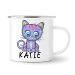 Katie Kitty - Enamel Mug