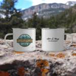 Life Is An Adventure Camping Enamel Mug