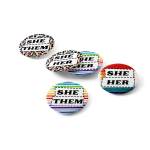 She/Her/Them Pronouns Pinback Button