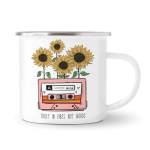Trust In Vibes - Vintage Flowers - Enamel Mug
