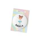 Angelina Ballerina Name Badge/ Pinback Button