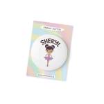 Sheryl Ballerina Name Badge/ Pinback Button