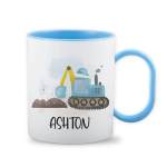 Construction Diggers Melamine Mug