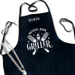 Natural born griller apron